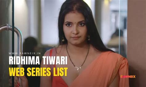 ridhima tiwari web series watch online|ULLU